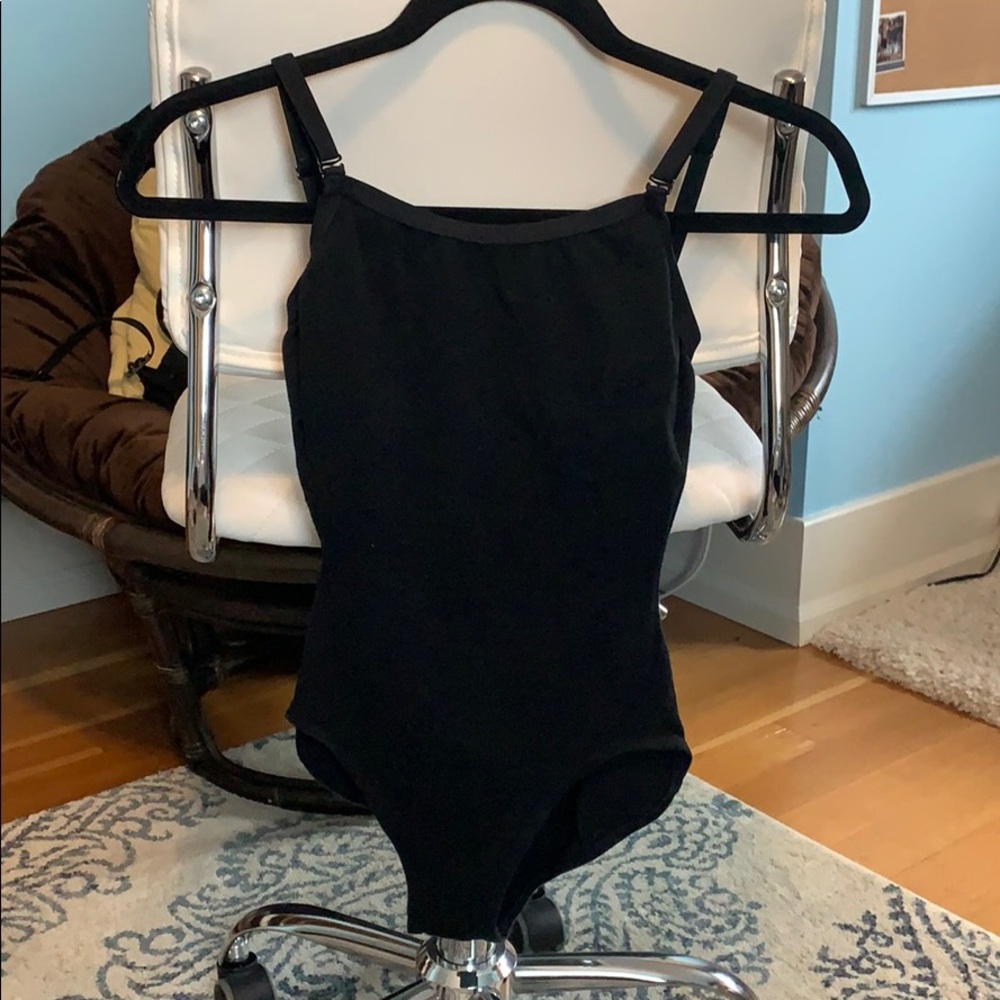 SOLD-Black Capezio Leotard